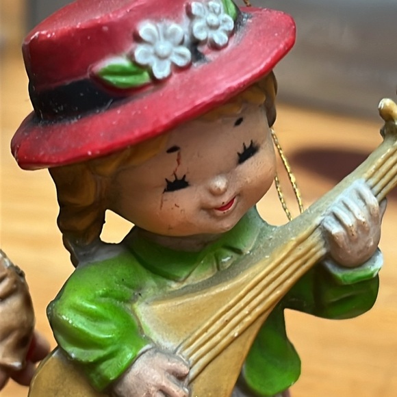 Lot of seven Christmas ornaments vintage from Bradford novelty company Hong Kong - Picture 9 of 11